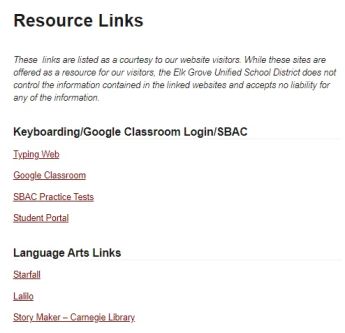 link type - resources